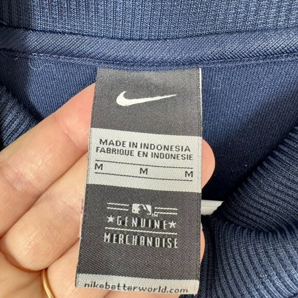 Nike Minnesota Twins Baseball Longsleeve Full Zip Jacket Sweatshirt Size Medium - Picture 2 of 5